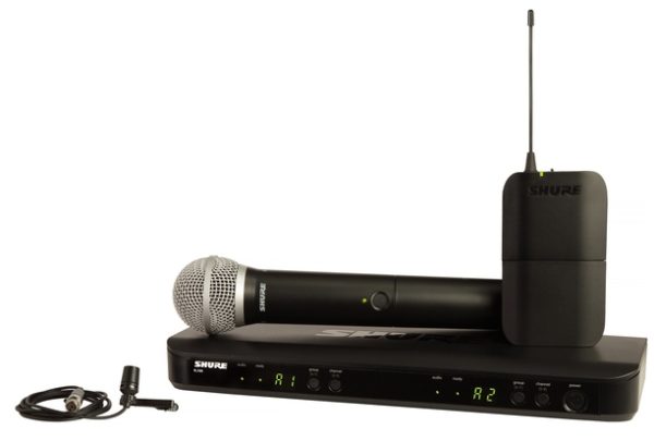 SHURE BLX1288/CVL Dual Channel Combo Wireless System