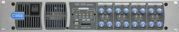 Cloud 46-120 Media 4 Zone Integrated Mixer Amplifier