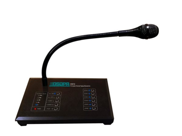 DSPPA CM12 6 Zone Remote Paging Microphone