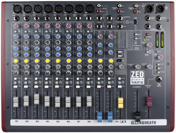 Allen & Heath ZED60-14FX Audio Mixer