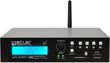 Ecler ePlayer1 Streaming & Local Media Audio Player