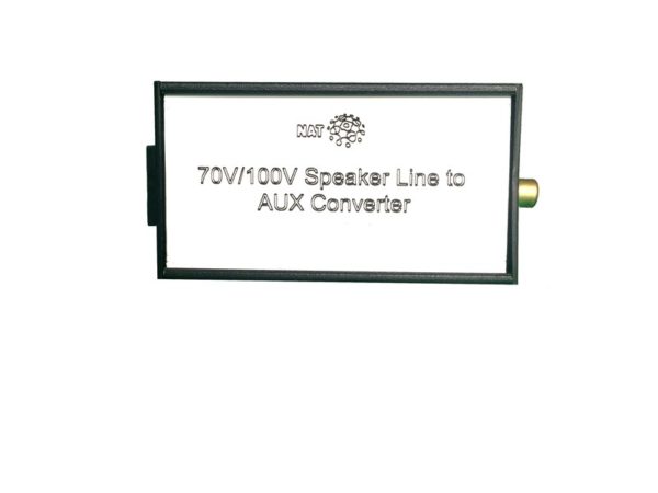 70V / 100V to Line Level Audio Interface