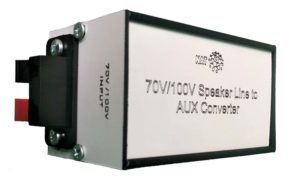70V / 100V Speaker Line to AUX Signal Un Balanced Level Converter