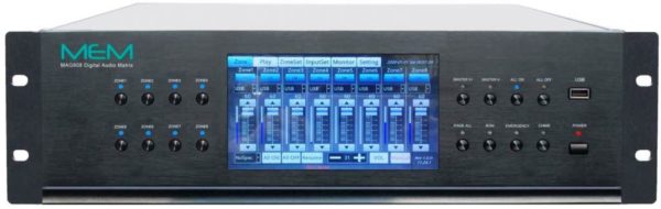 DSPPA MAG808 8×8 Audio Matrix & Zone Paging Controller