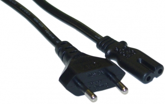 NAT Power cord with EU Plug and C7 Part # NAT-00-005-00003