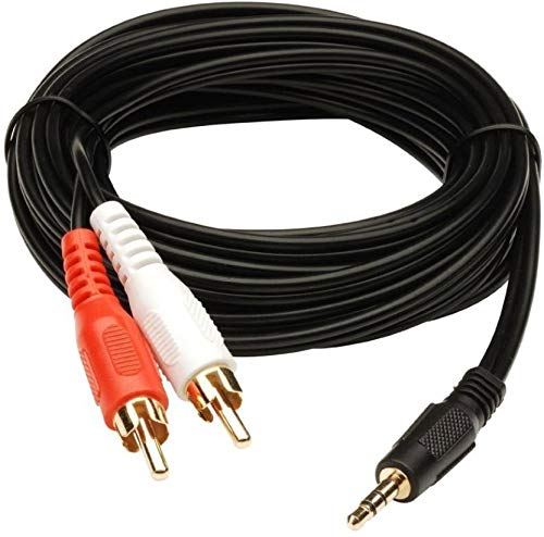 NAT 2RCA Stereo Cables with 3.5 mm Aux Jack